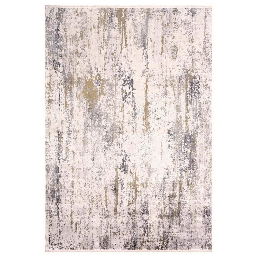 Feizy Cadiz 12" x 18" Ivory and Gray Area Rug, , large