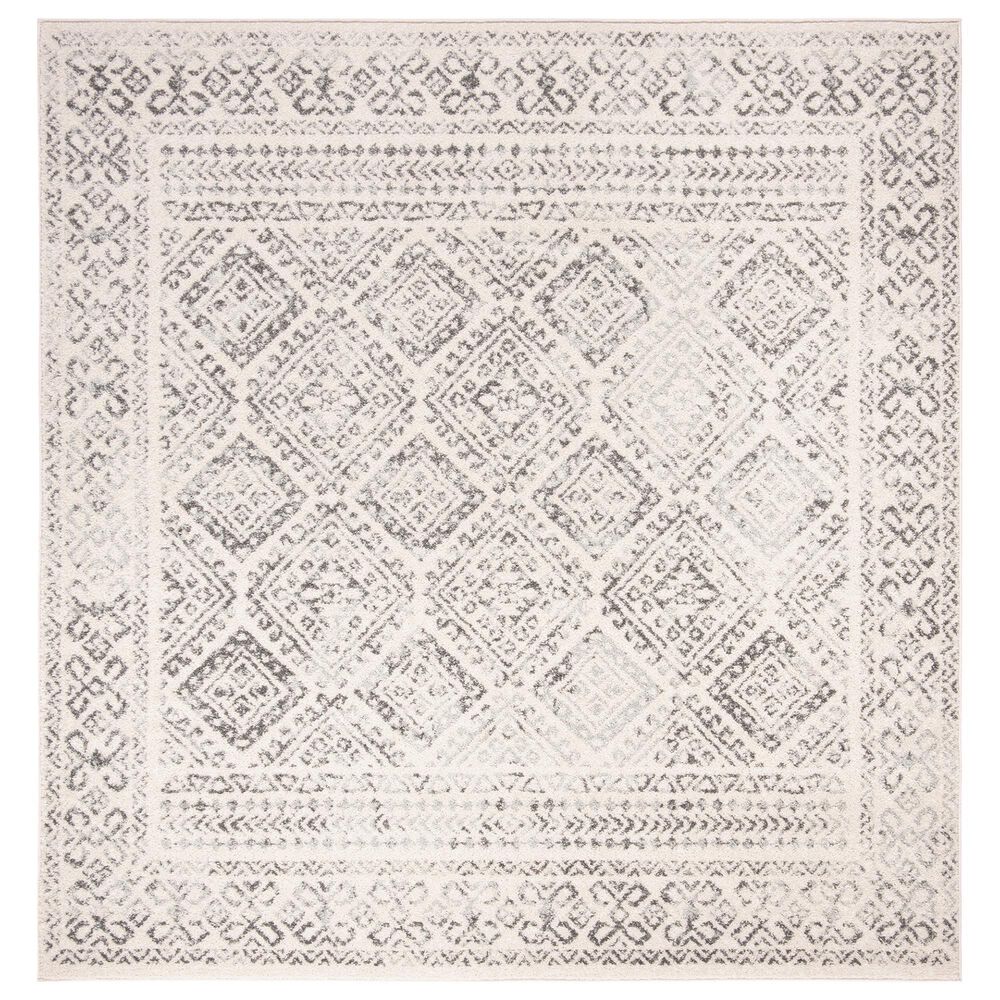 Safavieh Tulum Transitional 3" Square Grey Area Rug, , large