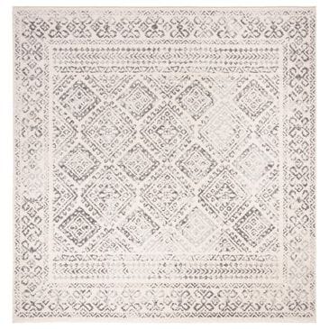 Safavieh Tulum Transitional 3" Square Grey Area Rug, , large