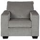 Ashley Altari Chair and Ottoman in Alloy, , large