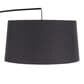 LumiSource Robyn Mid-Century Modern Floor Lamp in Walnut Wood and Black Linen Shade by LumiSource, , large