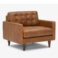 Joybird Eliot Leather Chair in Santiago Ale, , large