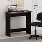 HOMLUX Modern Computer Desk in Columbia Walnut and Black, , large