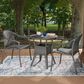 Ashley Mimis Bay 3-Piece Patio Bistro Set in Gray, , large
