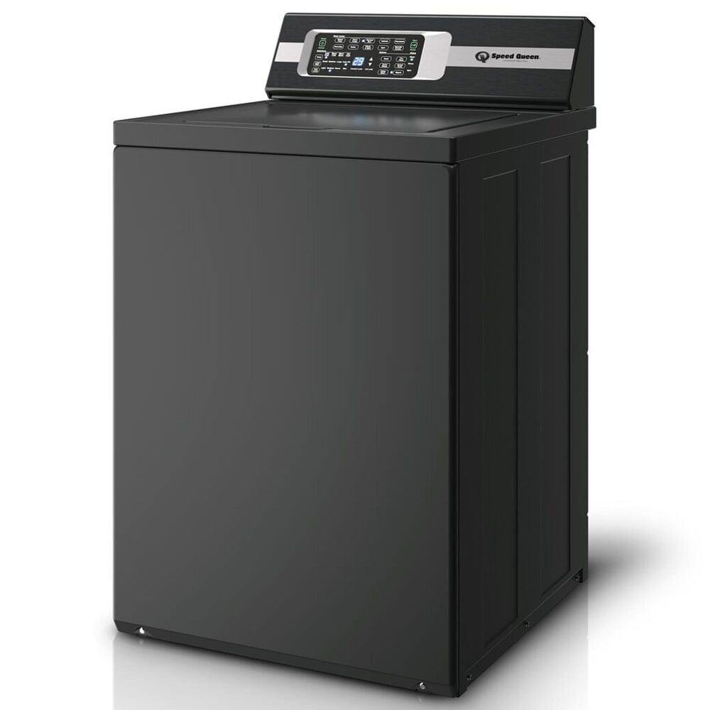 Speed Queen 3.2 Cu. Ft. Top Load Washer and 7 Cu. Ft. Electric Dryer Laundry Pair in Matte Black, , large