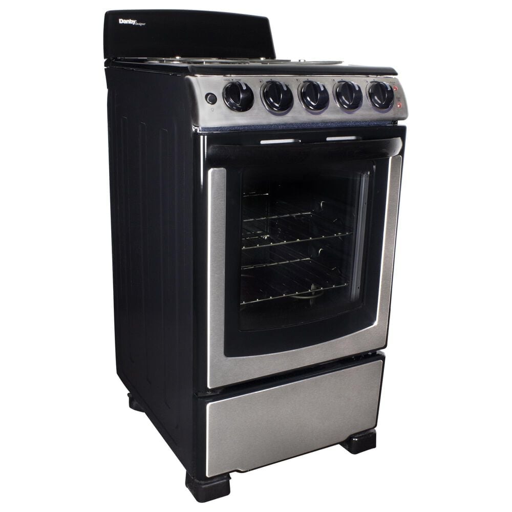 Danby 20" Freestanding Electric Range in Stainless Steel, , large
