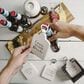Pavilion Cheers 6" x 4.25" Bottle Opener Coaster Set in Cream and Silver (Set of 4), , large