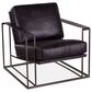 Home Trends & Design Grosvenor Arm Chair with Ebony Black Cushion in Matte Brown, , large