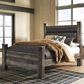 Ashley Wynnlow Queen Upholstered Poster Bed in Gray, , large