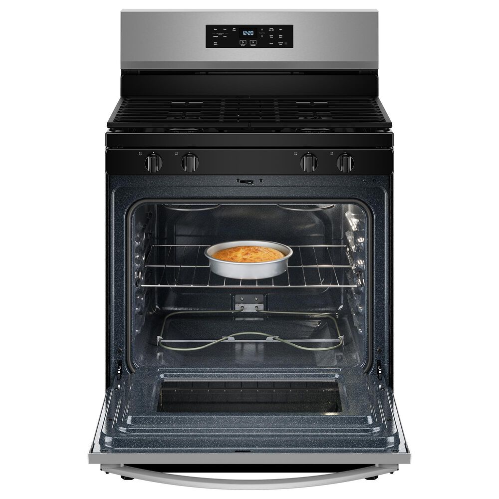 Whirlpool 5 Cu. Ft. Freestanding Gas Range with No Preheat Mode in Stainless Steel, , large