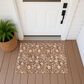 Dalyn Rug Company Soft Essentials Floral Paprika 2"6" x 3"10" Indoor/Outdoor Area Rug, , large