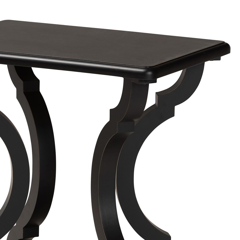 Baxton Studio Cianna End Table in Black, , large