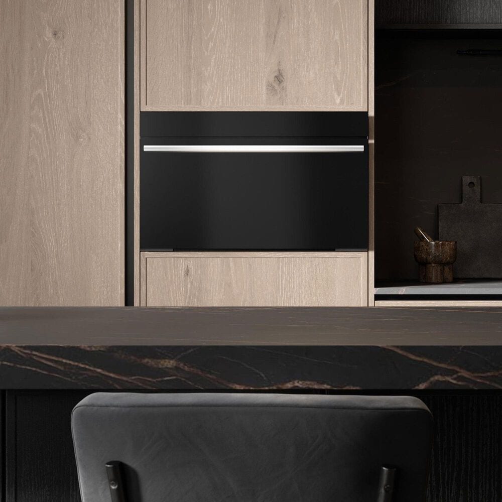 Wolf Appliances 1.6 Cu. Ft. M Series Contemporary Drop-Down Door Speed Oven in Black, , large