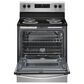 Whirlpool 4.8 Cu. Ft. Freestanding Electric Range with Keep Warm in Stainless Steel, , large