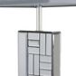 Maple and Jade Glam Table Lamp with Rectangular Shade in Silver, , large