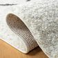 Safavieh August Shag AUG572A 2"2" x 9" Ivory and Black Runner, , large