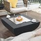 Elementi Fire Aurora Square Natural Gas Fire Table in Black, , large