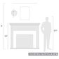 Golden Lighting Aruba 1-Light Wall Sconce in Natural Black, , large