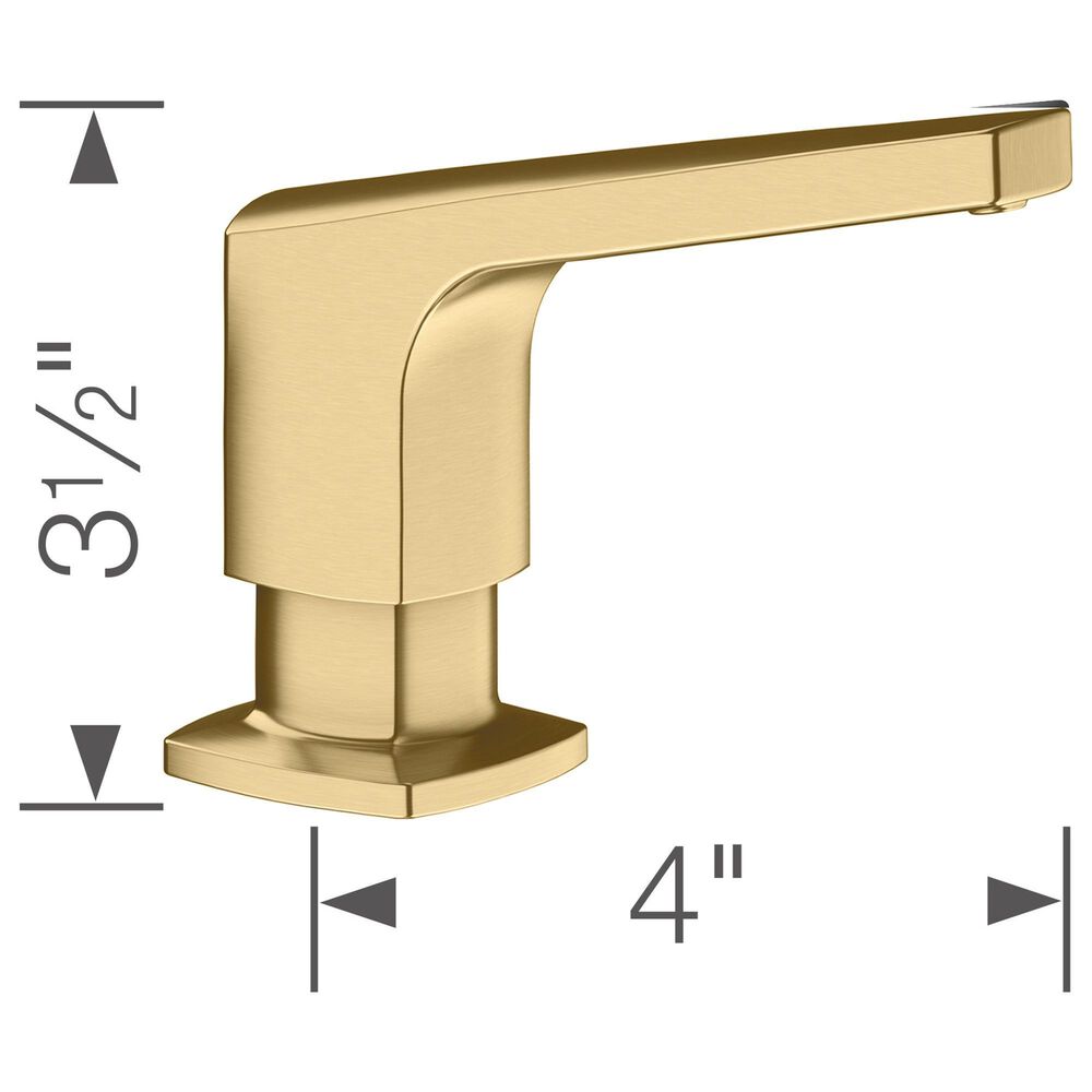 Blanco Rivana Soap Dispenser in Satin Gold, , large
