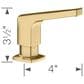 Blanco Rivana Soap Dispenser in Satin Gold, , large