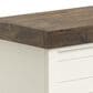 Legends Home Washington Fireplace Mantel with Fireplace Insert in Jasmine White and Barnwood, , large