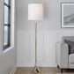 LumiSource Marla Floor Lamp in Polished Nickel and Clear (Set of 2), , large