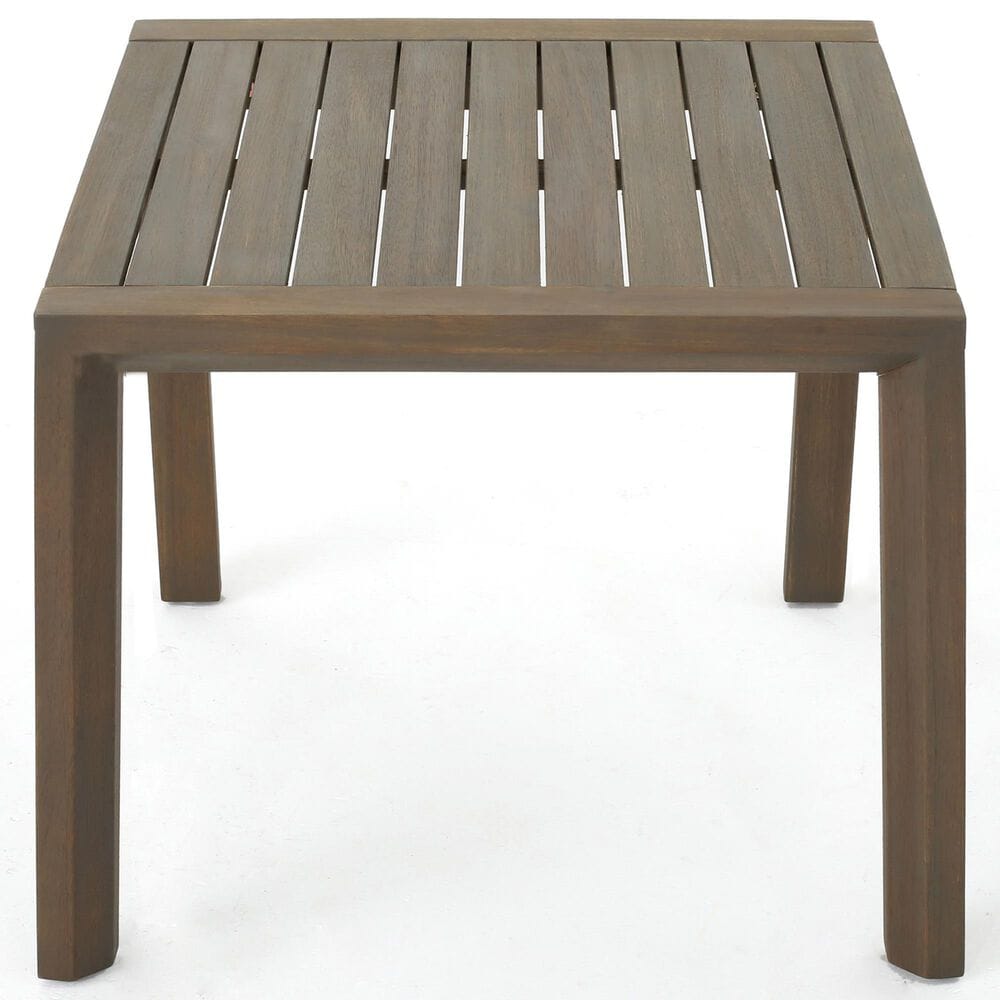 Hearth and Haven Leah 3-Piece Patio Chat Set with Gray Cushion in Brown, , large