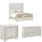 Chapel Hill Camila 3-Piece Queen Bedroom Set in White and Silver, , large