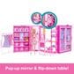 Barbie Doll Dream Closet Playset and Accessories in Pink, , large