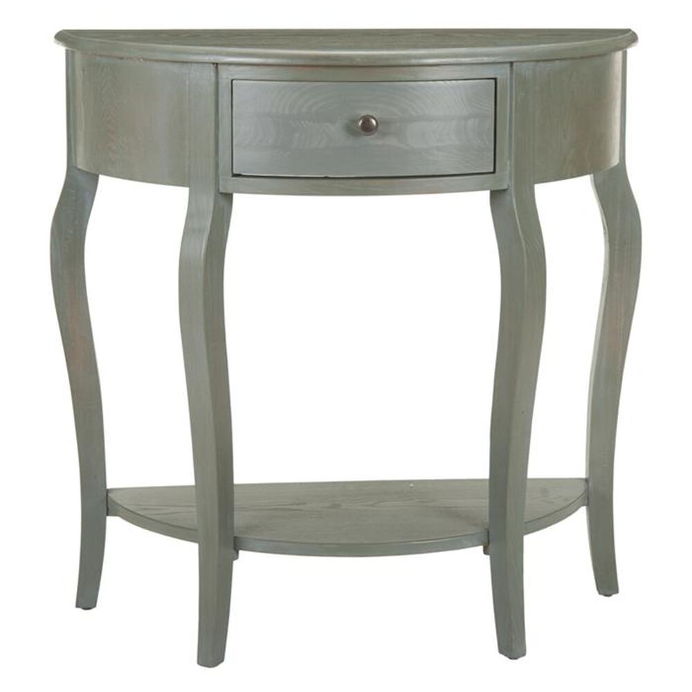 Safavieh Jan Demilune Small Console in French Grey, , large