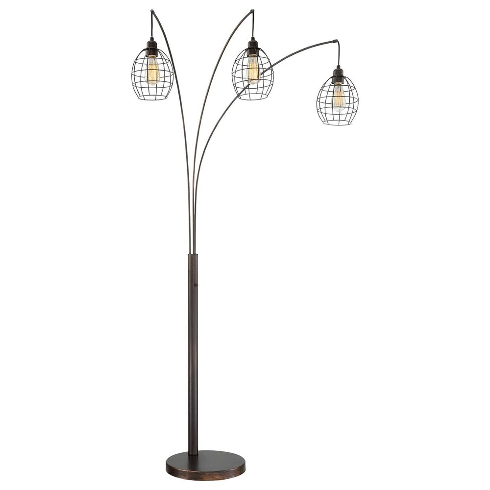 Lite Source Kaden 3-Lite Arch Lamp in Copper Bronze, , large