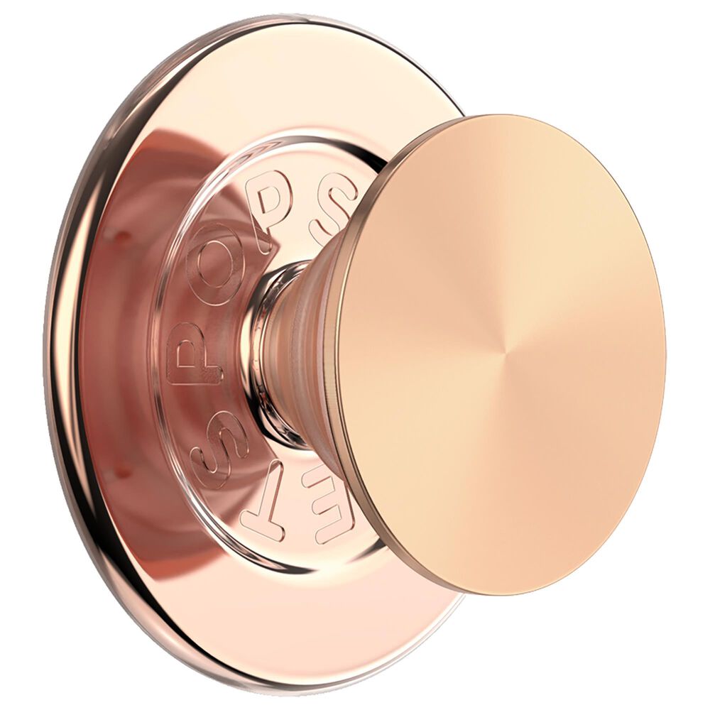PopSockets MagSafe Circle PopGrip in Aluminum Radial Rose Gold, , large