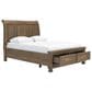 Ashley Feddinger 4-Piece Queen Storage Bedroom Set in Chestnut Brown, , large