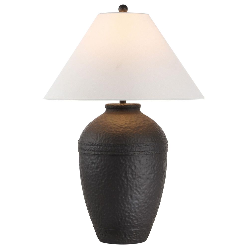 Renwil Cupper Table Lamp in Dark Brown, , large