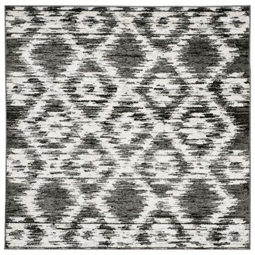Safavieh Adirondack ADR118R-4SQ 4" x 4"  Charcoal/Ivory Square Rug, , large