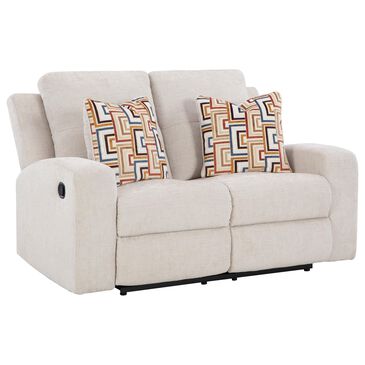 Ashley Danum Manual Reclining Loveseat in Stone, , large