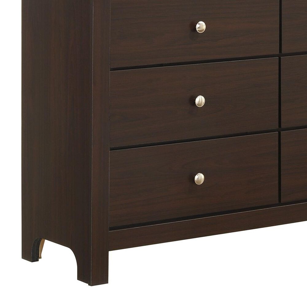 Mayberry Hill Sami Dresser and Mirror in Espresso, , large