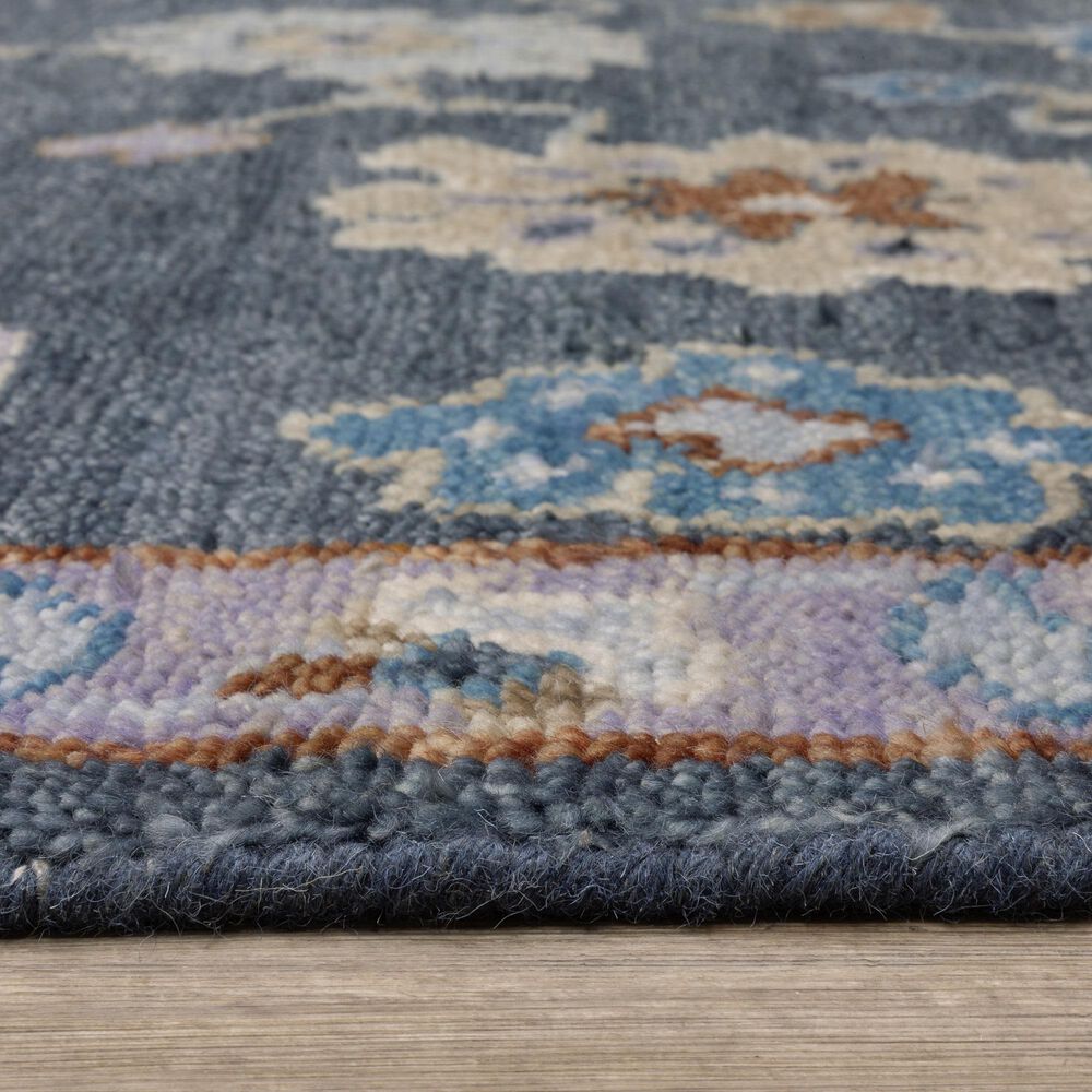 Oriental Weavers Majorca MAJ07 Blue and Multicolor 9&#39; x 12&#39; Area Rug, , large