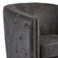 Ashley Brentlow Swivel Chair in Distressed Black, , large