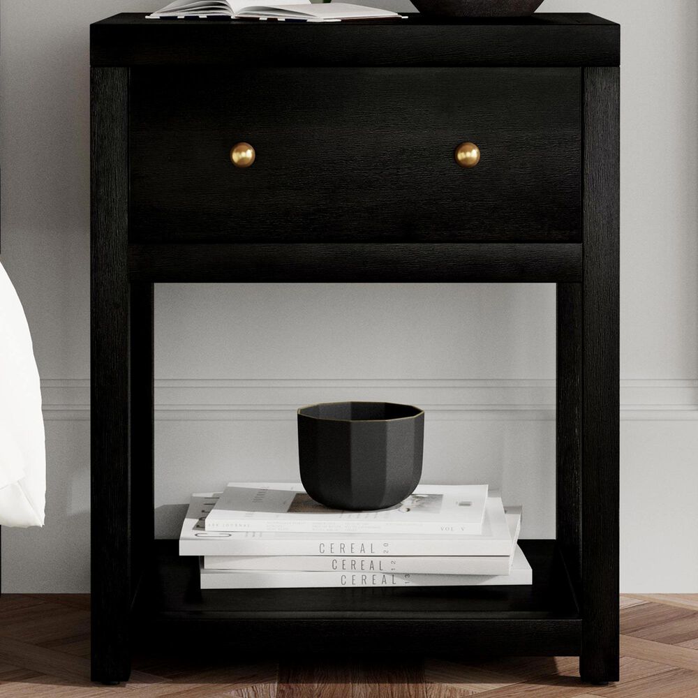 Butler Specialty Company Nora 1-Drawer 21" Nightstand in Brown, , large