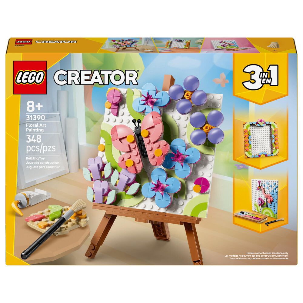 LEGO Creator Floral Art Decor Painting Building Set, , large