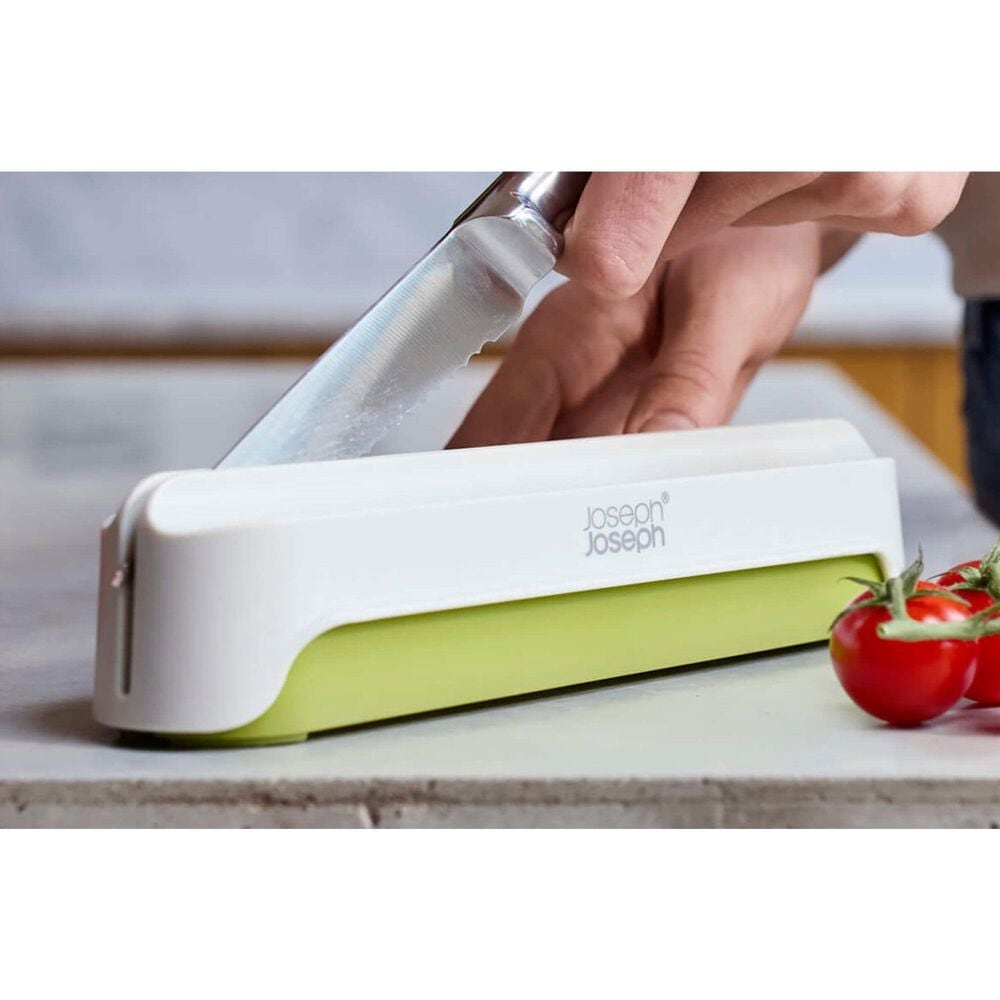 Joseph Joseph Halve-It Food Slicing Tool in Green and White, , large