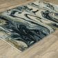 Oriental Weavers Capella Abstract Blue 6"7" x 9"6" Area Rug, , large