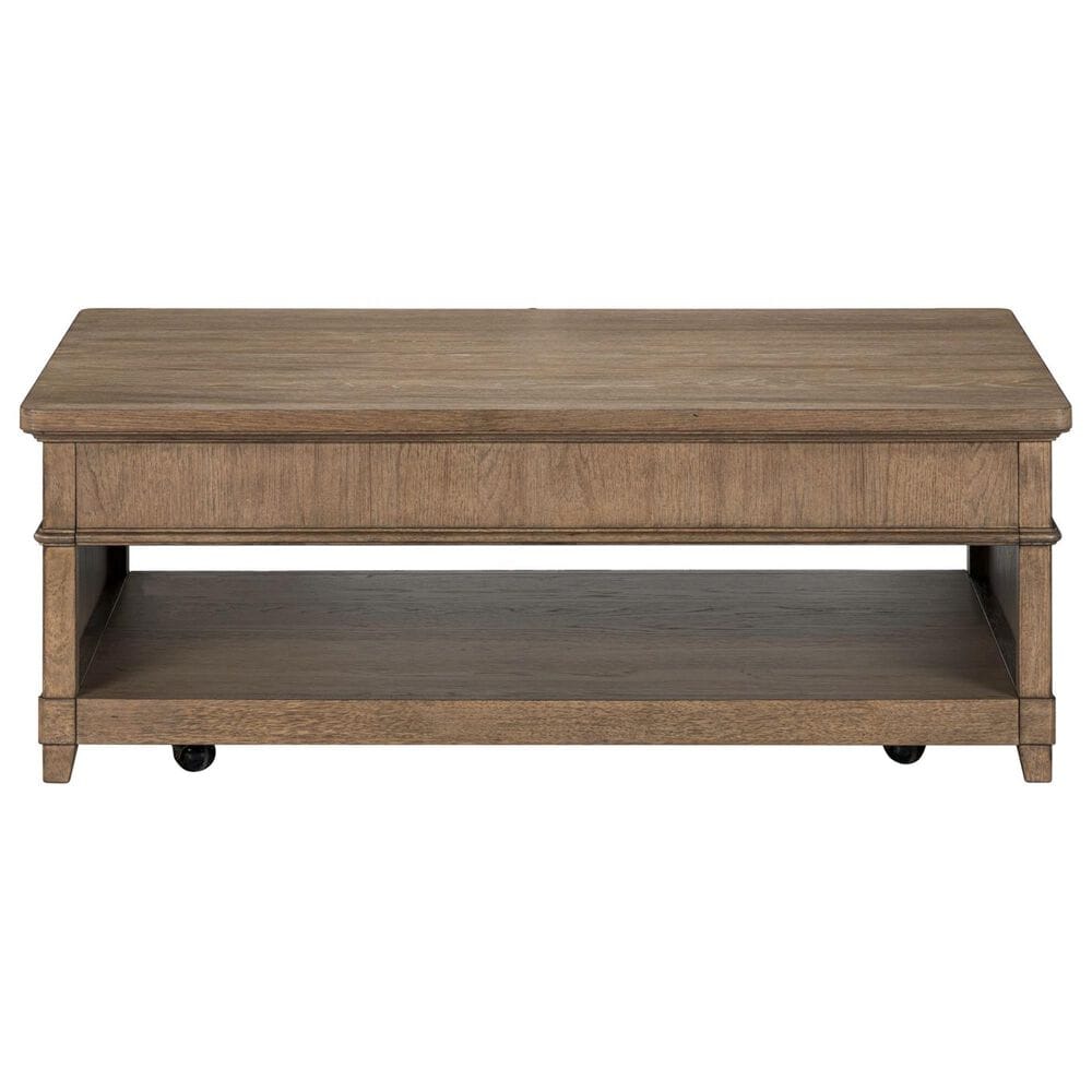 Belle Furnishings Artisan Home Rectangular Cocktail Table in Sienna Stone, , large