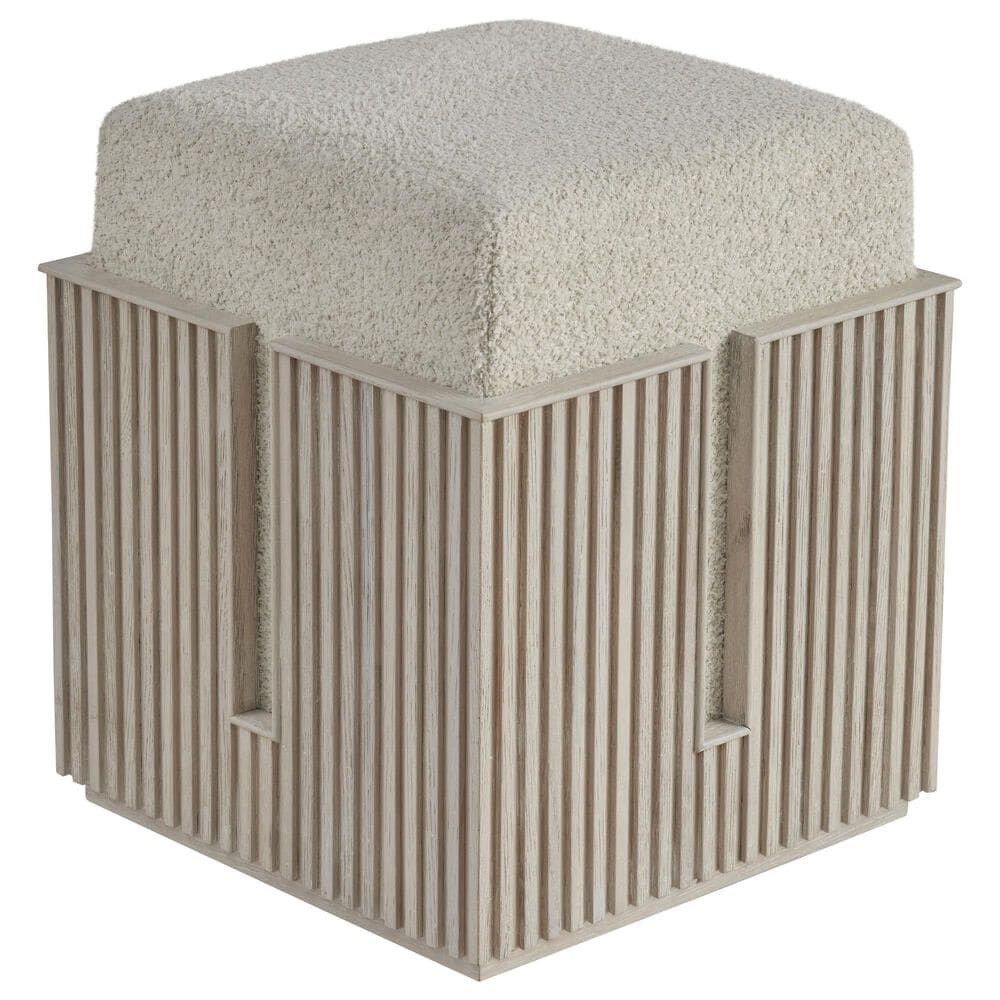 Universal Furniture Carmen Bunching Stool in White Oak, , large
