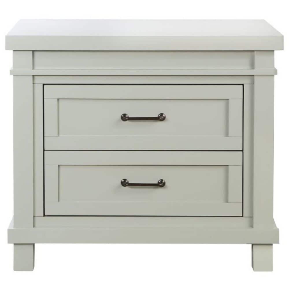 Baby Appleseed Rowan 2-Drawer Nightstand in Sage, , large