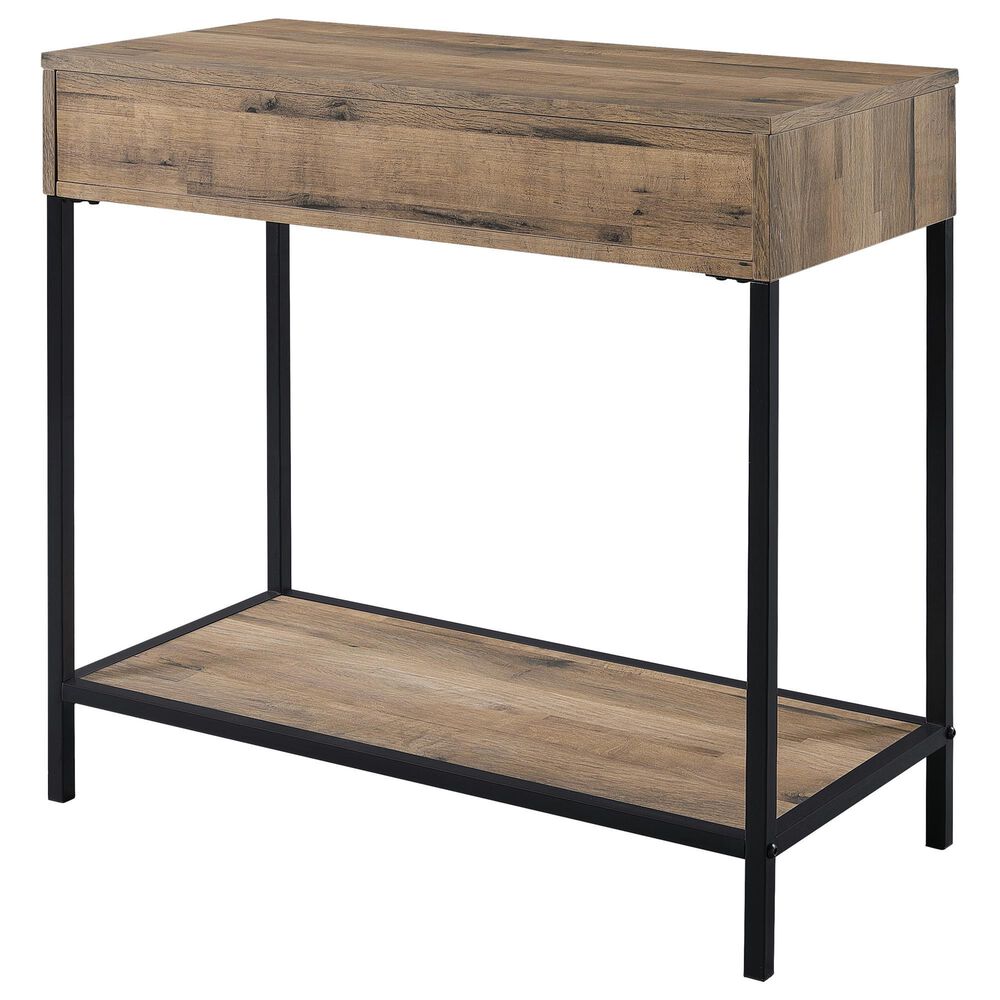 OSP Home Quinton 1-Drawer End Table in Salvage Oak, , large