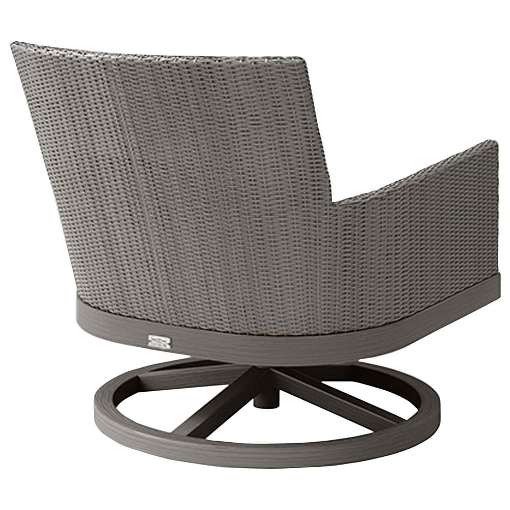 Ebel Outdoor Furniture Siena Patio Swivel Rocker Chair in Fog and Smoke, , large