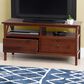 Linon Home Decor Titian Media Center in Antique Tobacco, , large