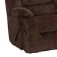 Moore Furniture Everest Oversized Manual Rocker Recliner in Nucleus Fudge, , large